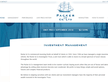 Tablet Screenshot of packerco.com